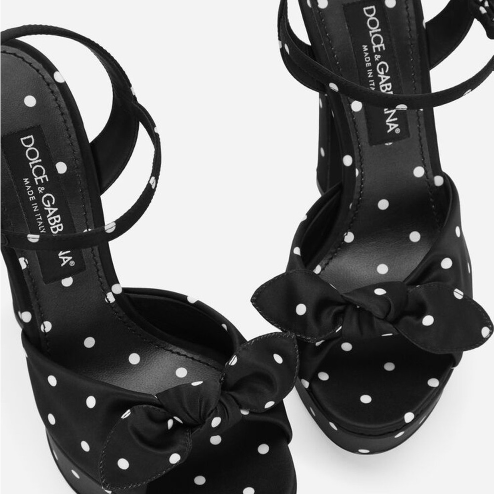 Dolce & Gabbana Black and White Heels - Picture 5 of 7